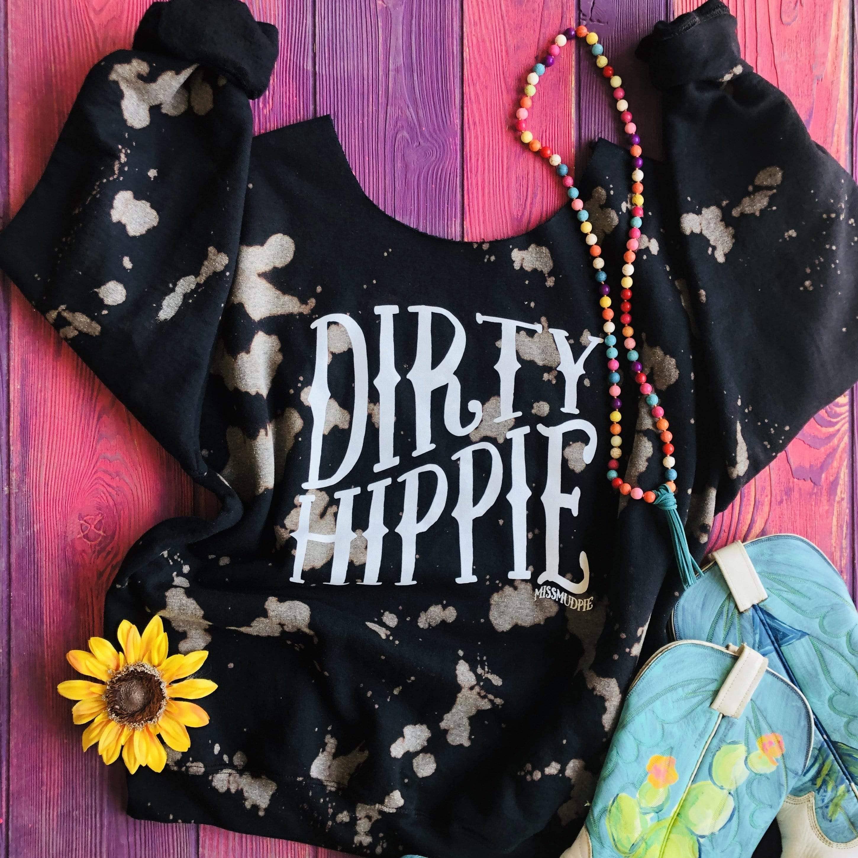 Dirty hippie sweatshirt sale