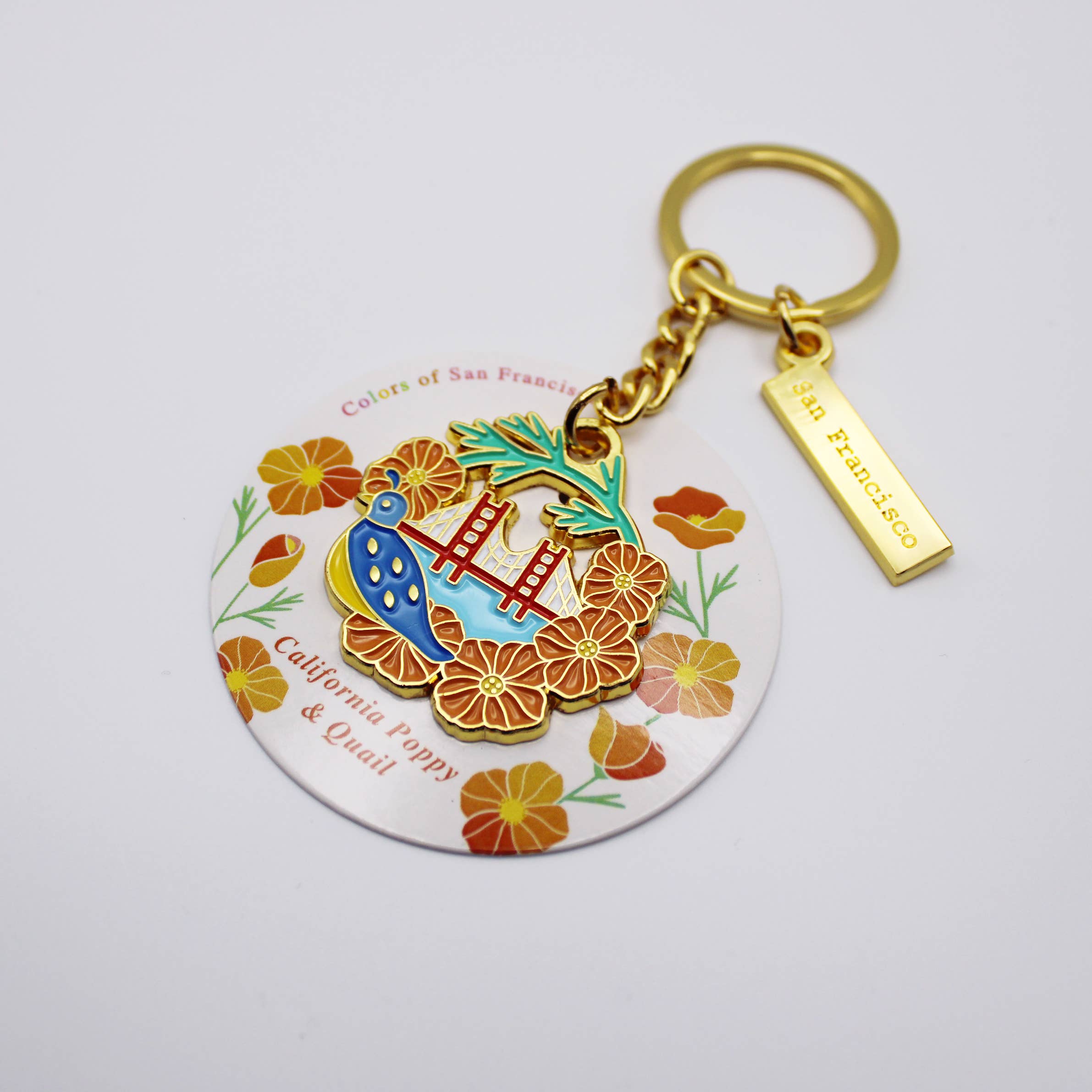 Tomoko Maruyama - Wholesale Keychain - Unisex - San Francisco Golden Keychains1
