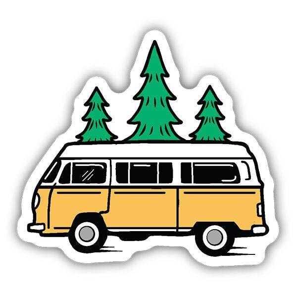 Wilde Soul - Wholesale Sticker - Bus And Trees Sticker / Waterproof Sticker / Hydro Flask Sticker / Jeep Stickers / Outdoor Stickers1