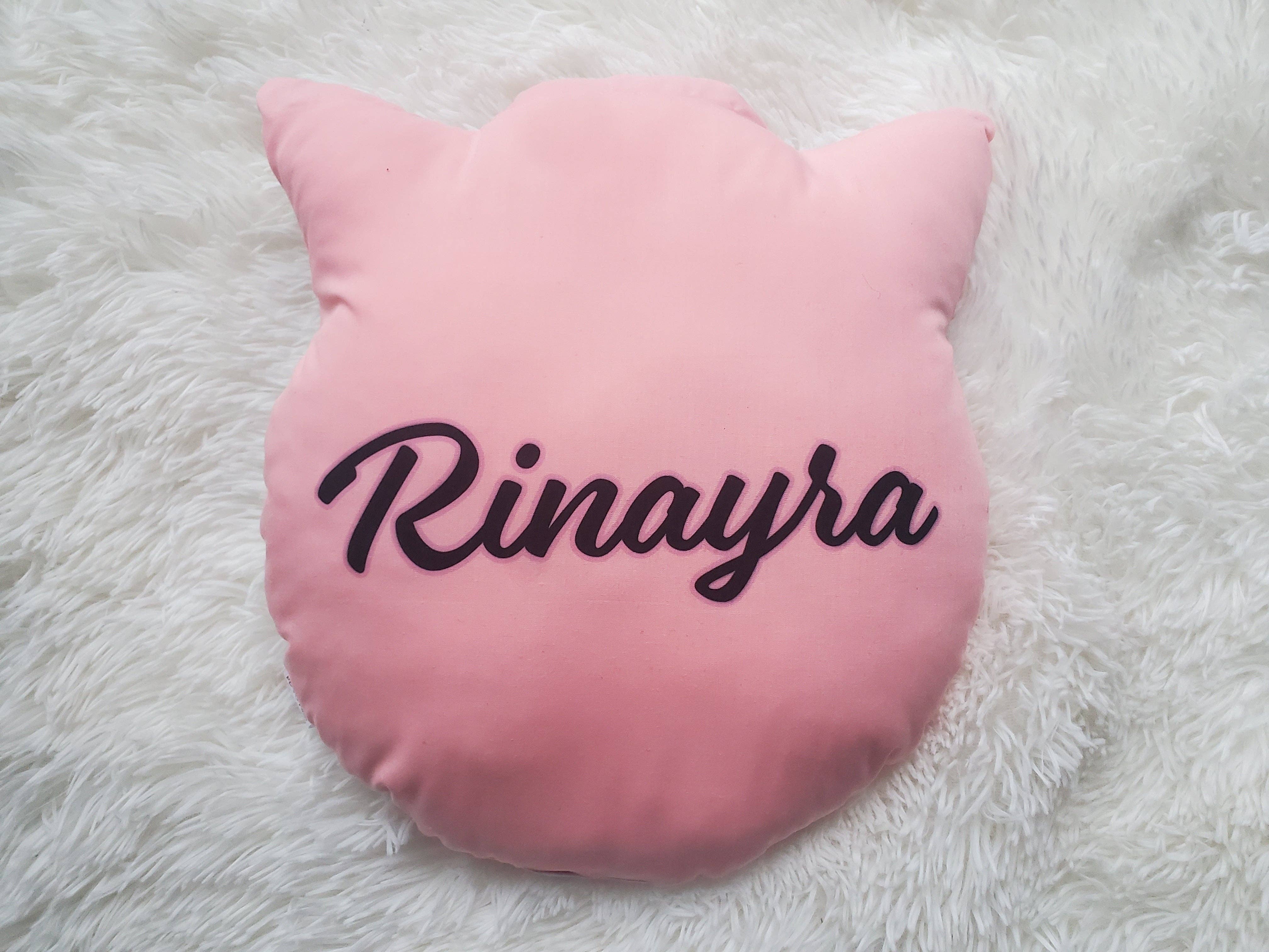 RB & Co. Pillows and Home – Großhandel Zierkissen – Katzen-Wurfkissen, Kinder Dekokissen, neutrales minimalistisches Kinderzimmer-Dekor, Tier-Baby-Raum-Dekoration,4