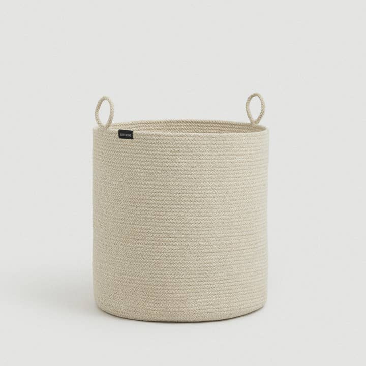 SUNNY HOME - Vente Paniers - Panier en corde de coton avec poignées – Loops S2