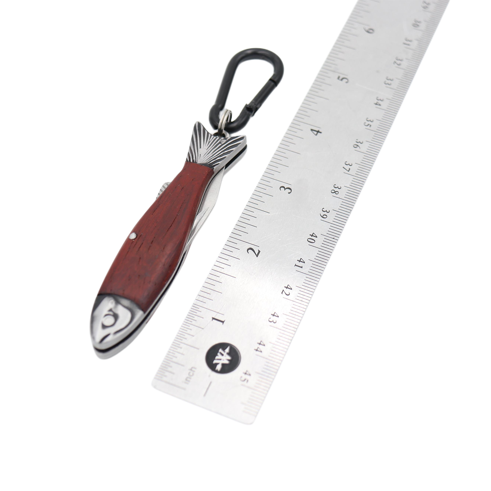 Real Sic - Wholesale Pocket knife/holder - Pocket Fish Knife Keychain - 3.5 Inches5