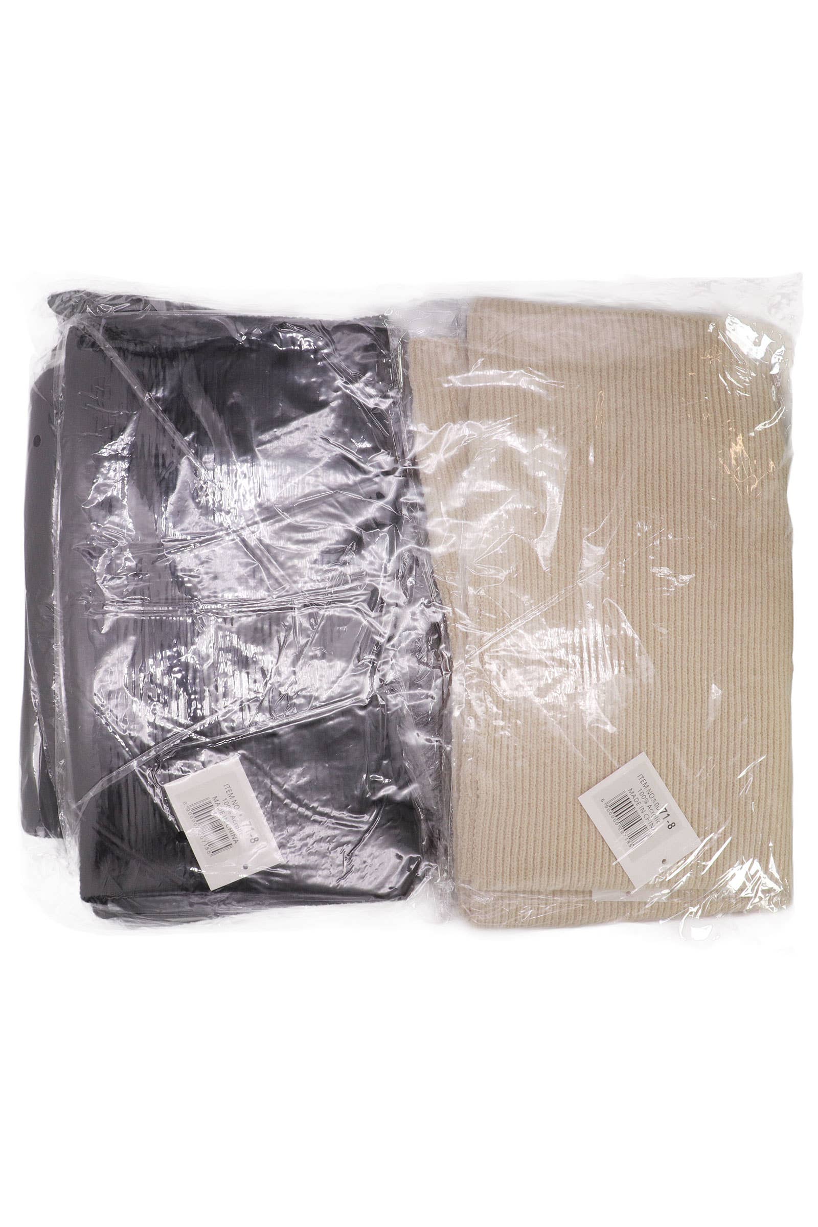 ASSORTED Solid Wide Rib Knitted Wrap Scarf - 57 Inch for wholesale on Faire8