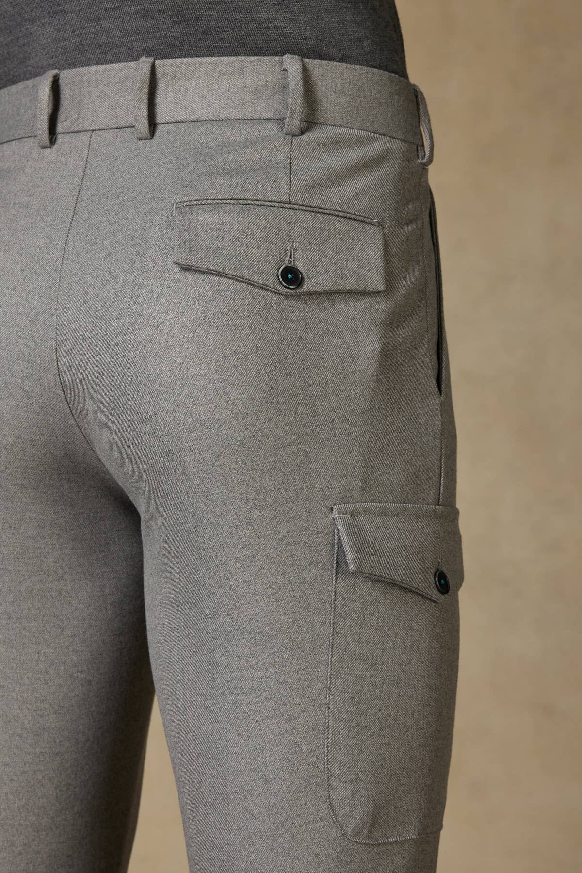 Andrea Nicolotti – Großhandel Hose – Herren – Graue Stoffhose 885-22