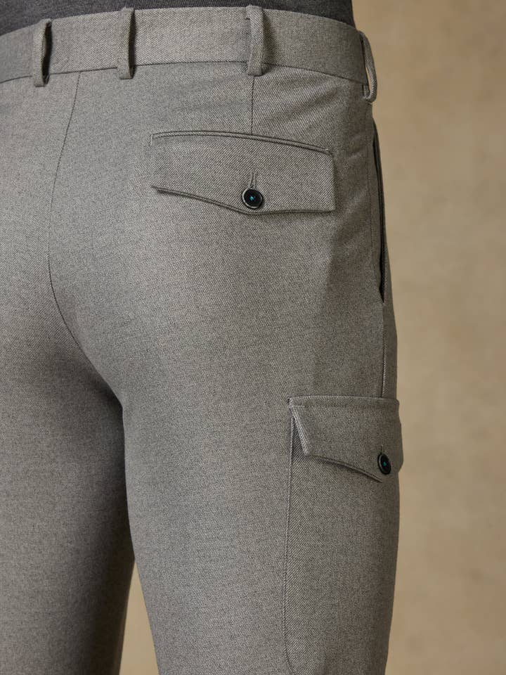 Andrea Nicolotti – Großhandel Hose – Herren – Graue Stoffhose 885-22