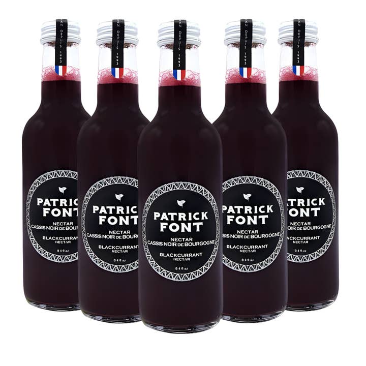 Burgundy Blackcurrant Nectar for wholesale by Atelier Patrick Font - Juice & Nectar
