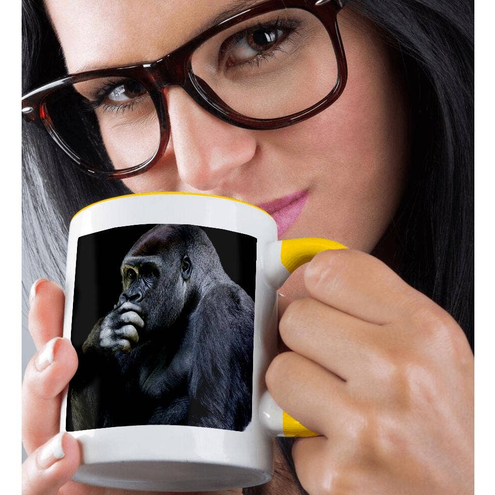 3dRose - Wholesale Coffee Mug - 3dRose, Photography Portrait of a Gorilla Ape Zoo Wildlife Jungle, Mug1