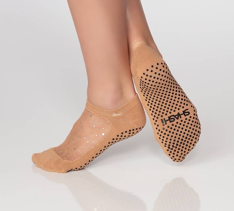 Buy Shashi Sweet Women's Open Top Mary Jane Grip Socks Pilates