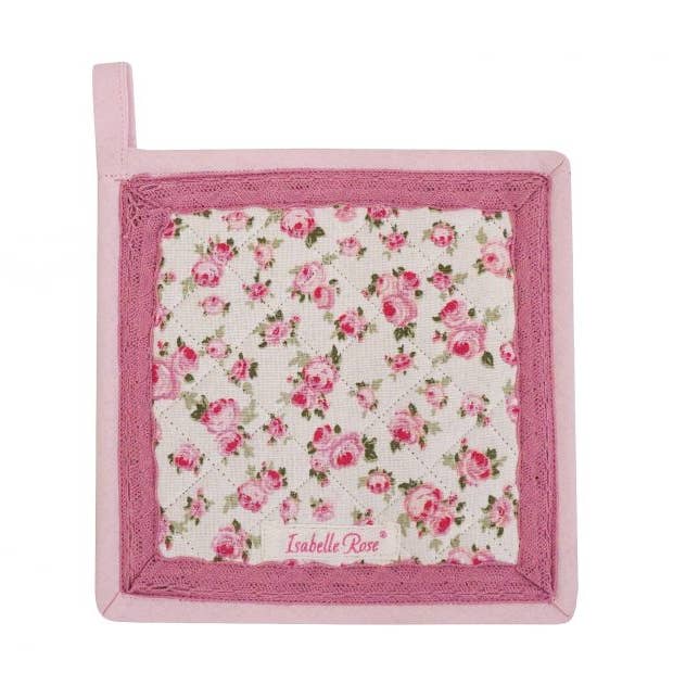 Isabelle Rose - Wholesale Oven Mitt/Pot Holder - Pot holder Tiny flowers 20x20 cm Isabelle Rose0
