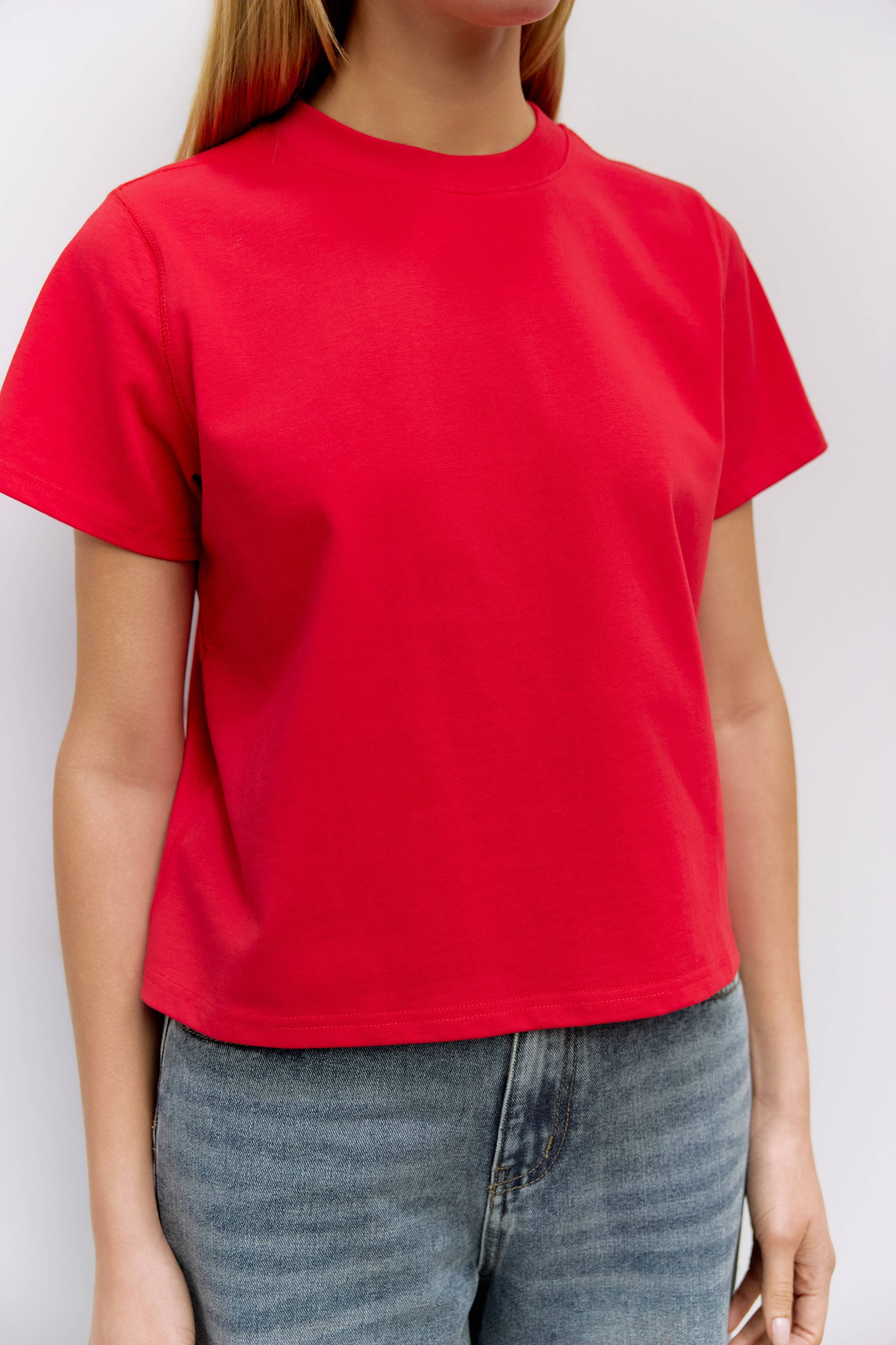MOD REF – T-shirt – Mulher por atacado – The Lanie Top | Camiseta de Algodão Pesado Feminina12