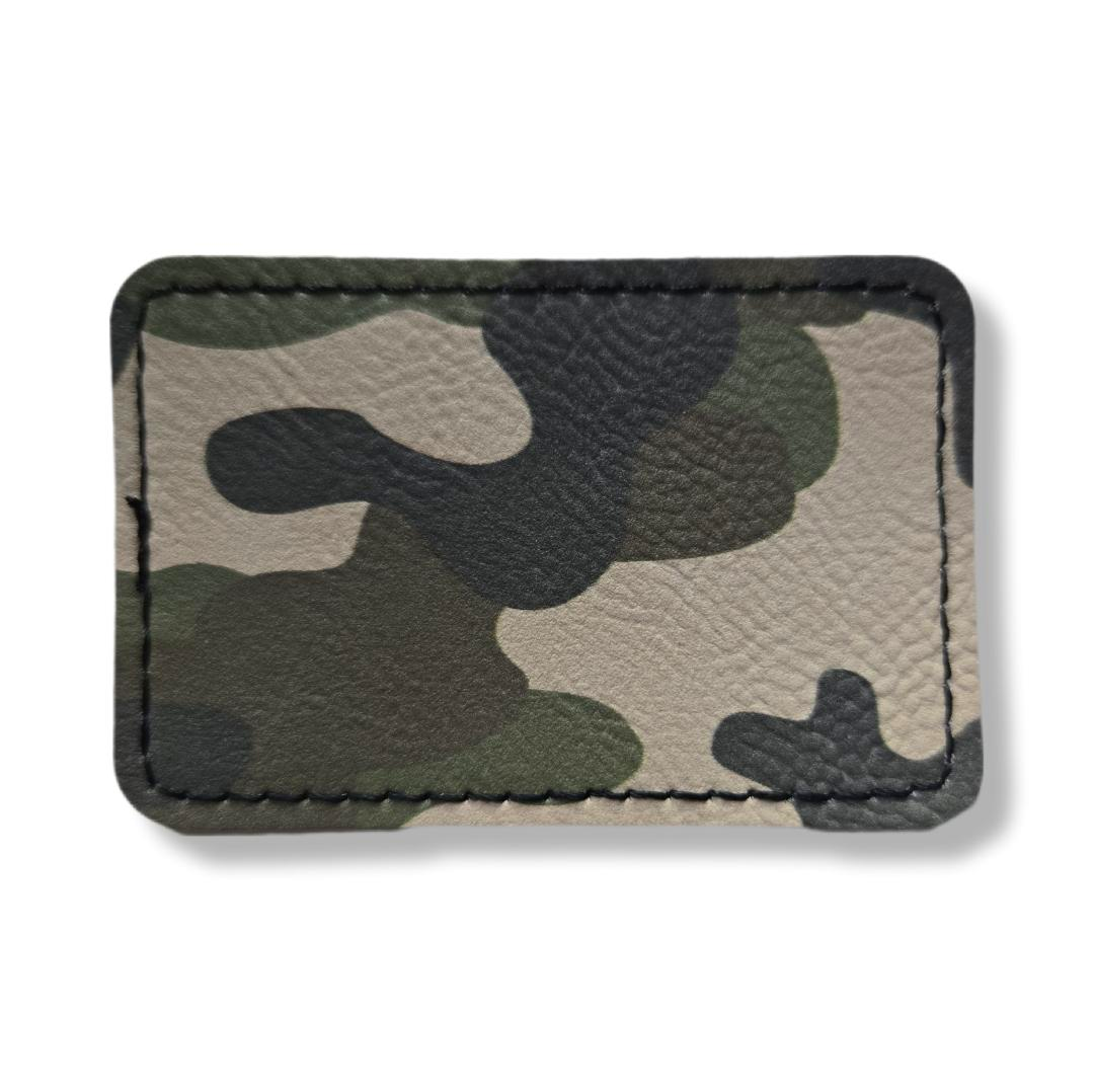 ThatsRad - Wholesale Patch - Camo Laserable Leatherette Hat Patches with Adhesive 1