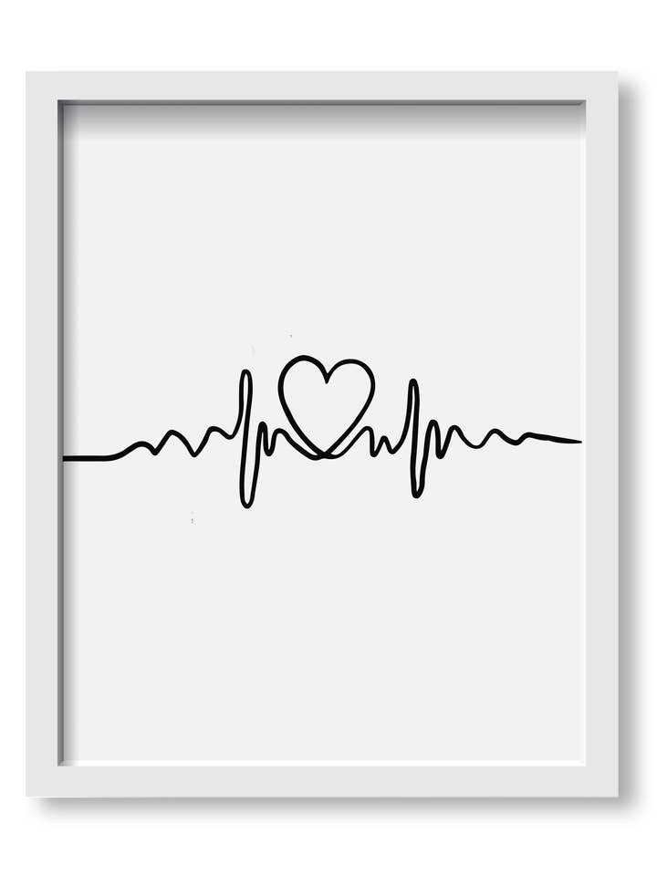 Heartline Art Print for wholesale by Alison Gordon Studio