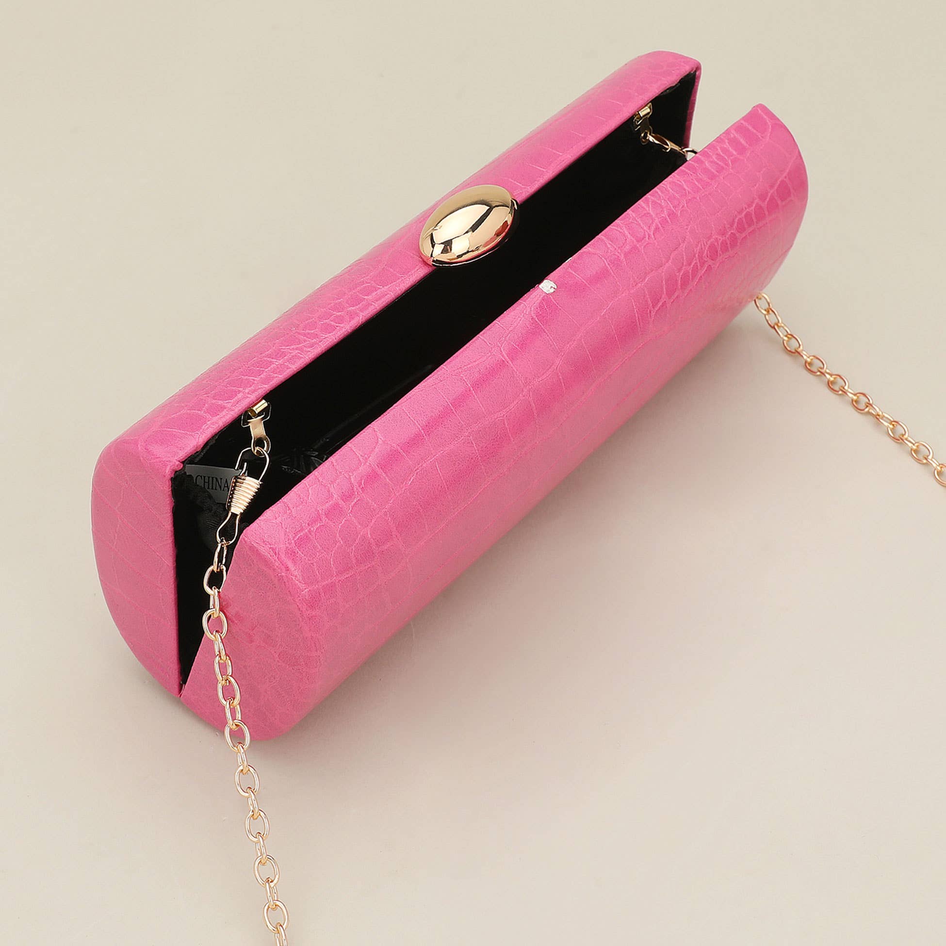 Sensibling Corp. - Wholesale Clutch Bag - Women's - Faux Leather Textured Pattern Clutch Evening Bag4