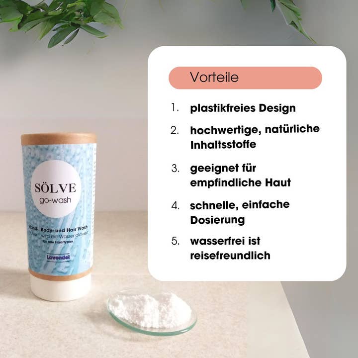 Sölve - Wholesale 2-in-1 Shampoo & Body Wash - go-wash Hand, Body, and Hair Wash Powder1
