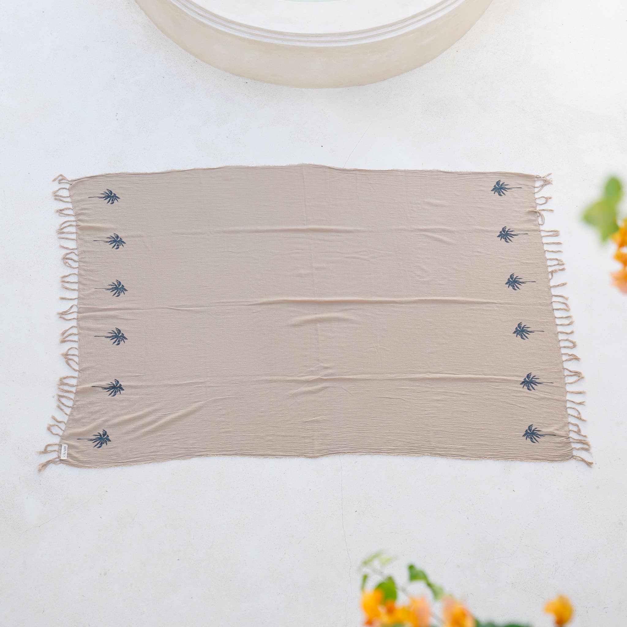 Voyage the Label – wholesale Strandväska – Jamaica Pareo - Sand1