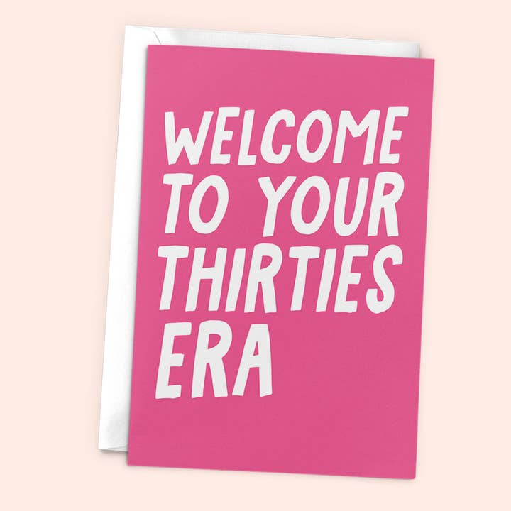 30th Birthday Card For Her - Taylor Swift Eras Thirty Card for wholesale by Studio Doodles