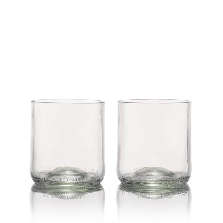 Short Tumbler 2-Pack Clear for wholesale by Rebottled