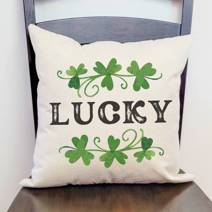 Lucky Pillow Cover for wholesale by Go Charlotte