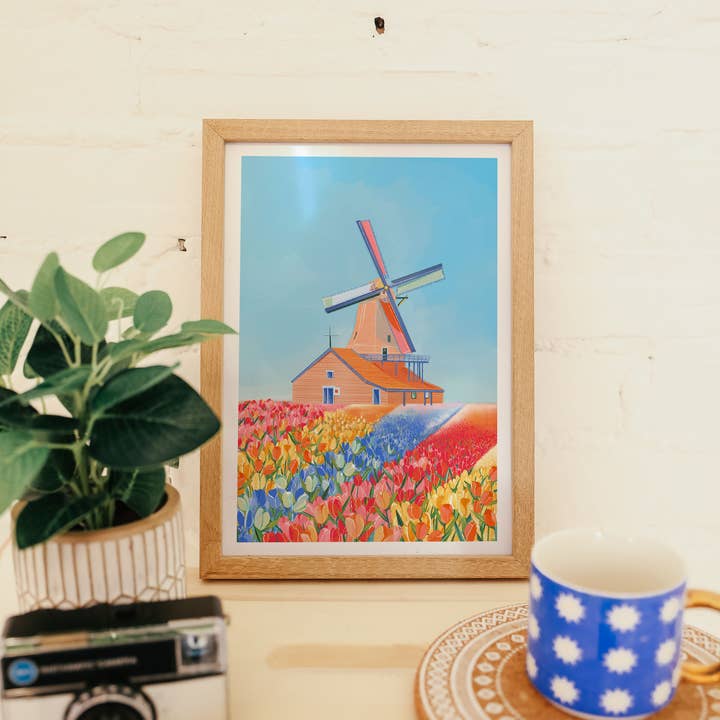 Simply, Katy - Vendita all'ingrosso Stampa artistica - Stampa sui campi di tulipani ad Amsterdam3
