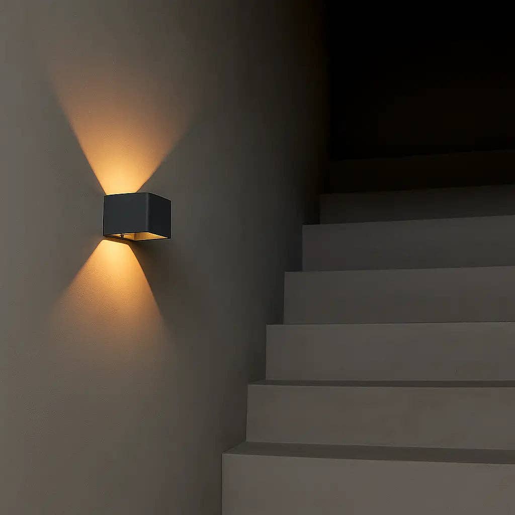 Tavellio - Vente Lampes d'appoint/de bureau - Applique murale rechargeable Tess Stone Grey | Capteur de mouvement, télécommande avec 20 modes d'éclairage0