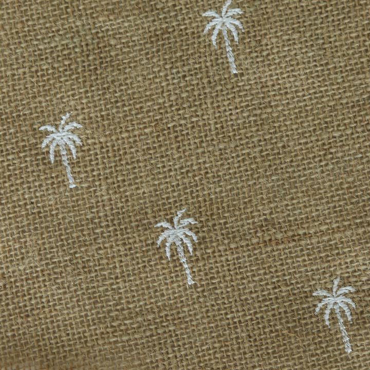 Klatso - Wholesale Placemat - Palm Tree Burlap Placemat