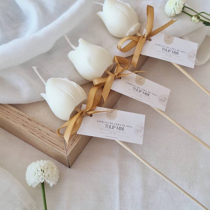 Your Nice Things - Candles - – Velas de decoração por atacado – Vela decorativa de cera de soja floral / tulipa1