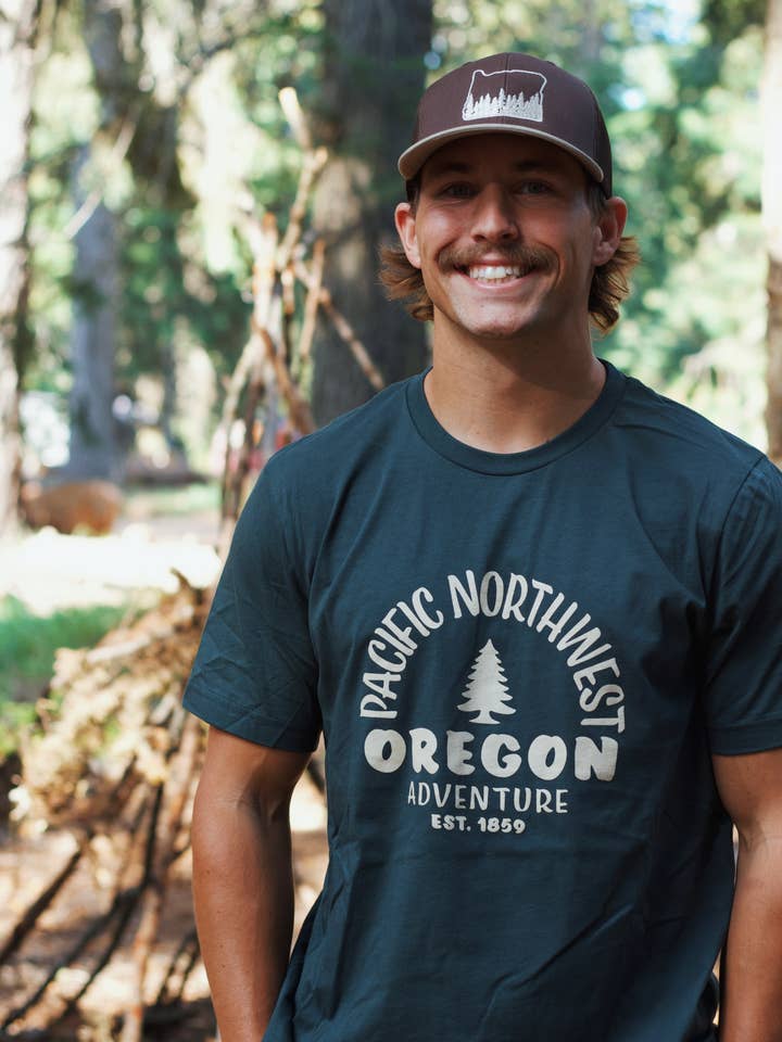 PNW Adventure T-Shirt for wholesale by Rogue Wear by Southern Oregon Embroidery