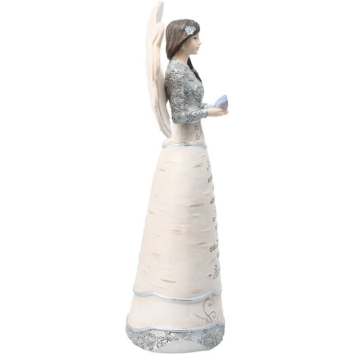 Pavilion - Wholesale Decorative Figurine - In Memory - 9" Memorial Angel with Butterfly