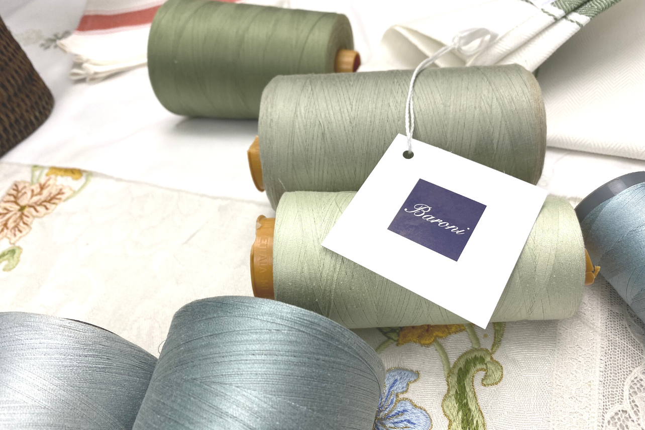 Verve Culture - Wholesale Tea Towel - Classic Italian Kitchen Towel - Herringbone Green7