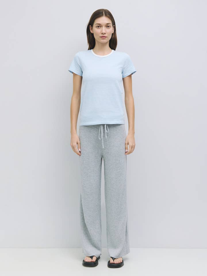 MOD REF - Wholesale T-Shirt - Women's - The Jemima Top | Striped Ringer T-Shirt