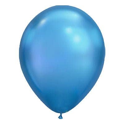 Premium Chrome Blue Latex Balloon Packs (5" and 11”) for wholesale by Ellie's Party Supply