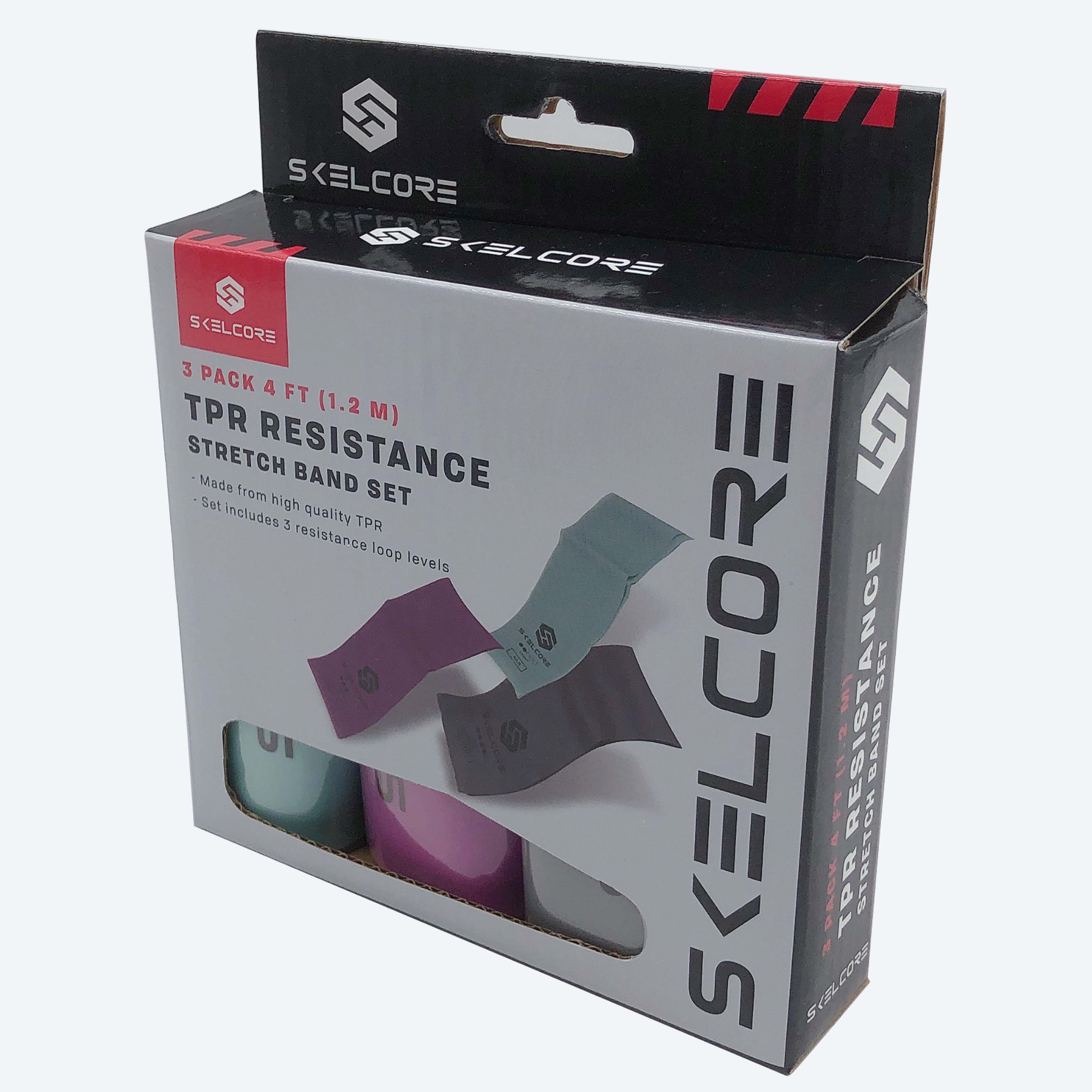 Skelcore - Wholesale Fitness Equipment - Skelcore Latex-Free 4ft Resistance Band 3pc Set18