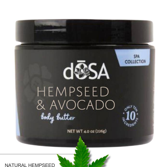 Hempseed & Avocado Body Butter for wholesale by dOSA Naturals