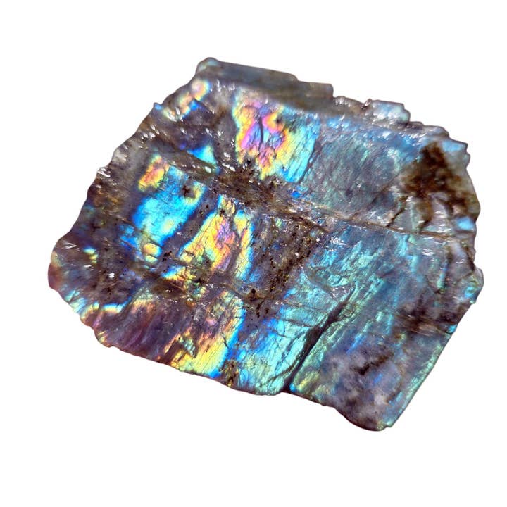 Labradorit Rå – Ljusblixt Fältspatkristall för Slipning för wholesale av Lapidary Central