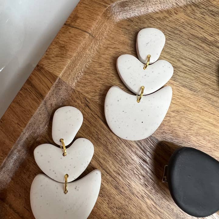 Pebble Style Dangle Statement Earrings for wholesale by abigailandi.co