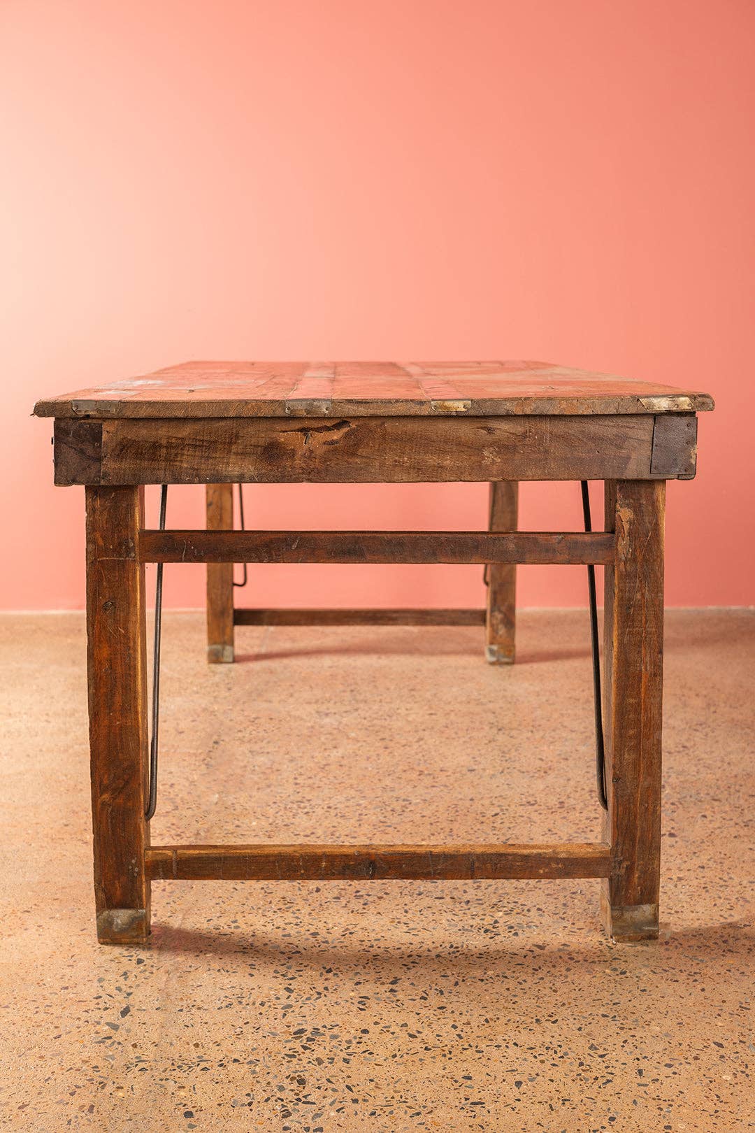 Ian Snow Ltd - Venta al por mayor Mesas auxiliares - Mesa Plegable de Madera Vintage5