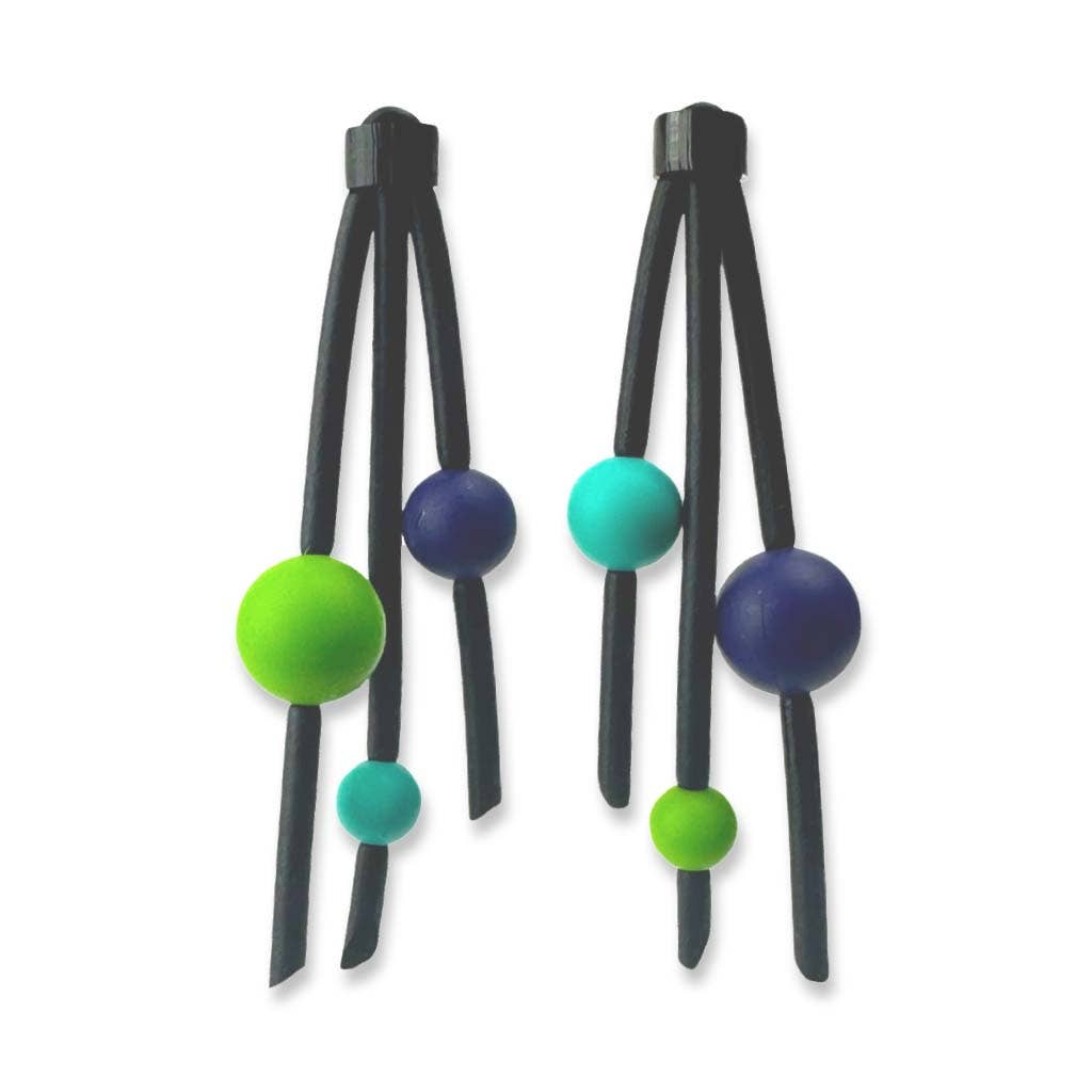 Frank Ideas - Vente Boucles d'oreilles pendantes - Boucles d'oreilles Solar System, style amusant et audacieux,9