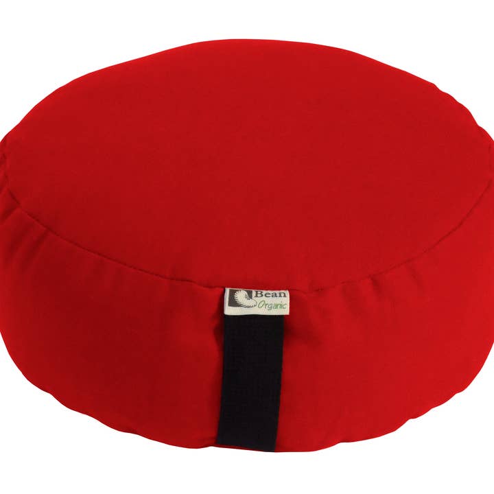 Bean Products - Wholesale Meditation Supplies - Zafu Organic Cotton Meditation Cushion Round or Oval Organic Buckwheat Hull Fill14