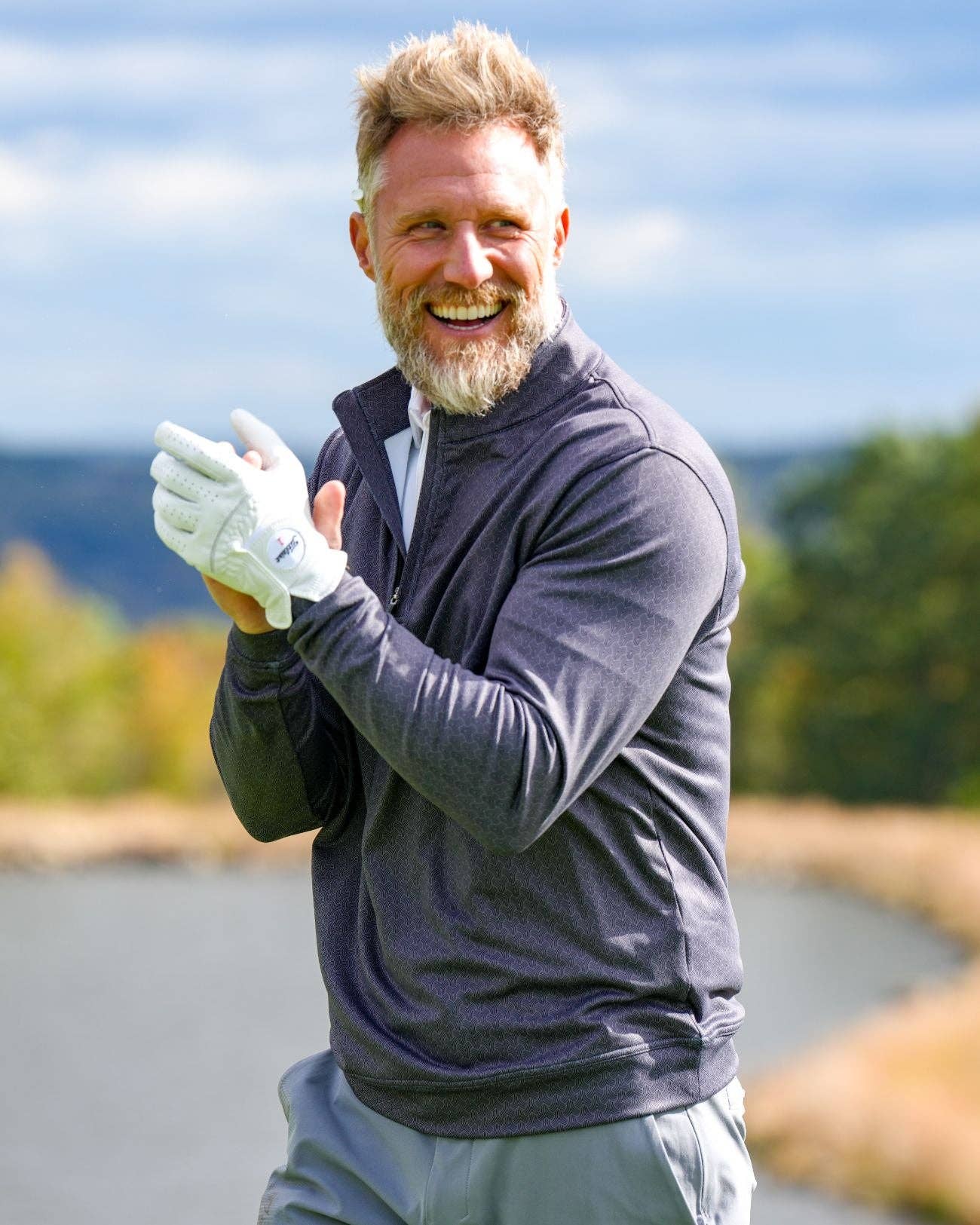 USA Palm - Wholesale Sweatshirt - Unisex - Cloud 1/4 Zip97