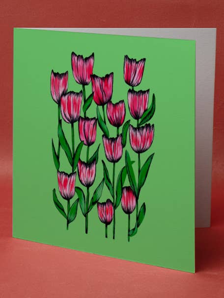 Spring Earth Tulpen-Karte für den Großhandel von Shaku