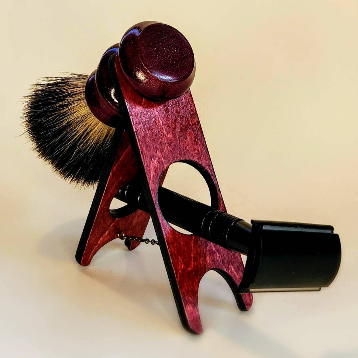 Roosevelt Grooming Company - Wholesale Razor Stand - Men's - Display Stand for Shaving Brush & Razor14