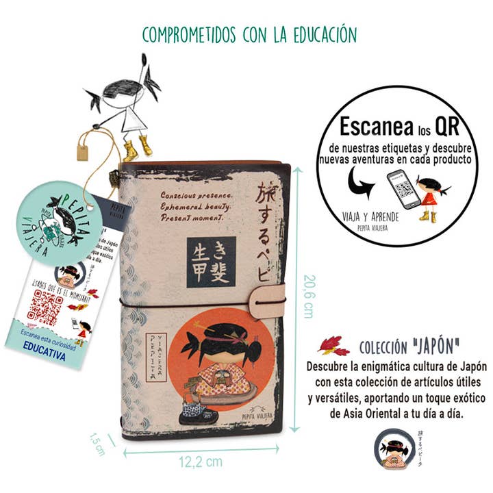 Pepita Viajera - Wholesale Notebook - Japan travel notebook4