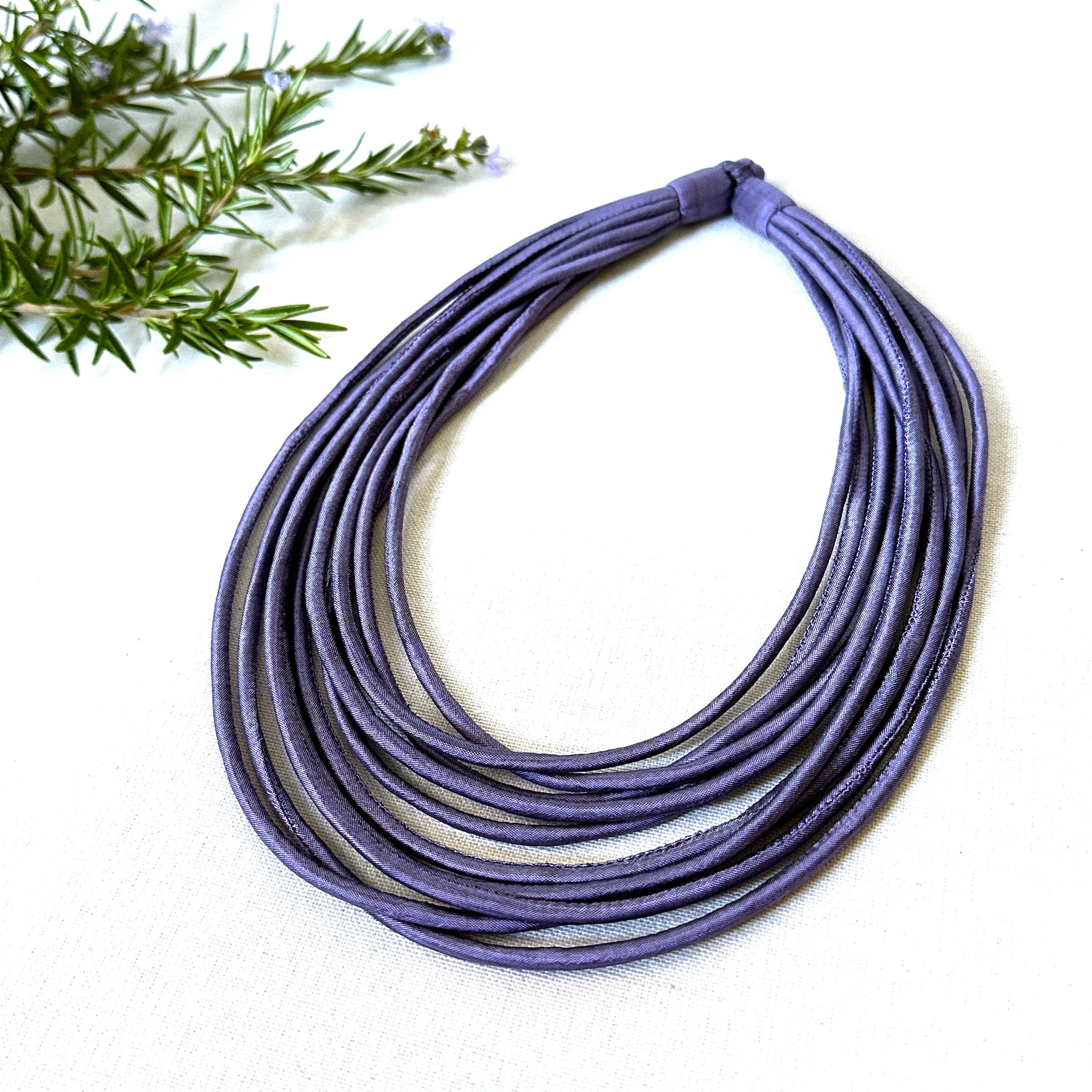 Sophie Silks - Wholesale Woven Necklace - Multi Strands Boho Necklace12