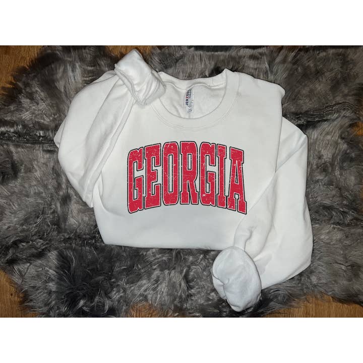 Simply You Customs - Wholesale Graphic Sweatshirt - Women's - Basic Georgia Sweatshirt