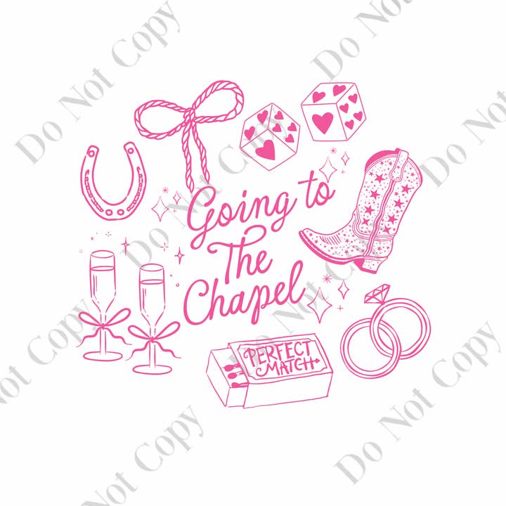 Southern Vogue Wholesale - Wholesale Sublimation Transfer - Going to the chapel dtf transfer (individual)2