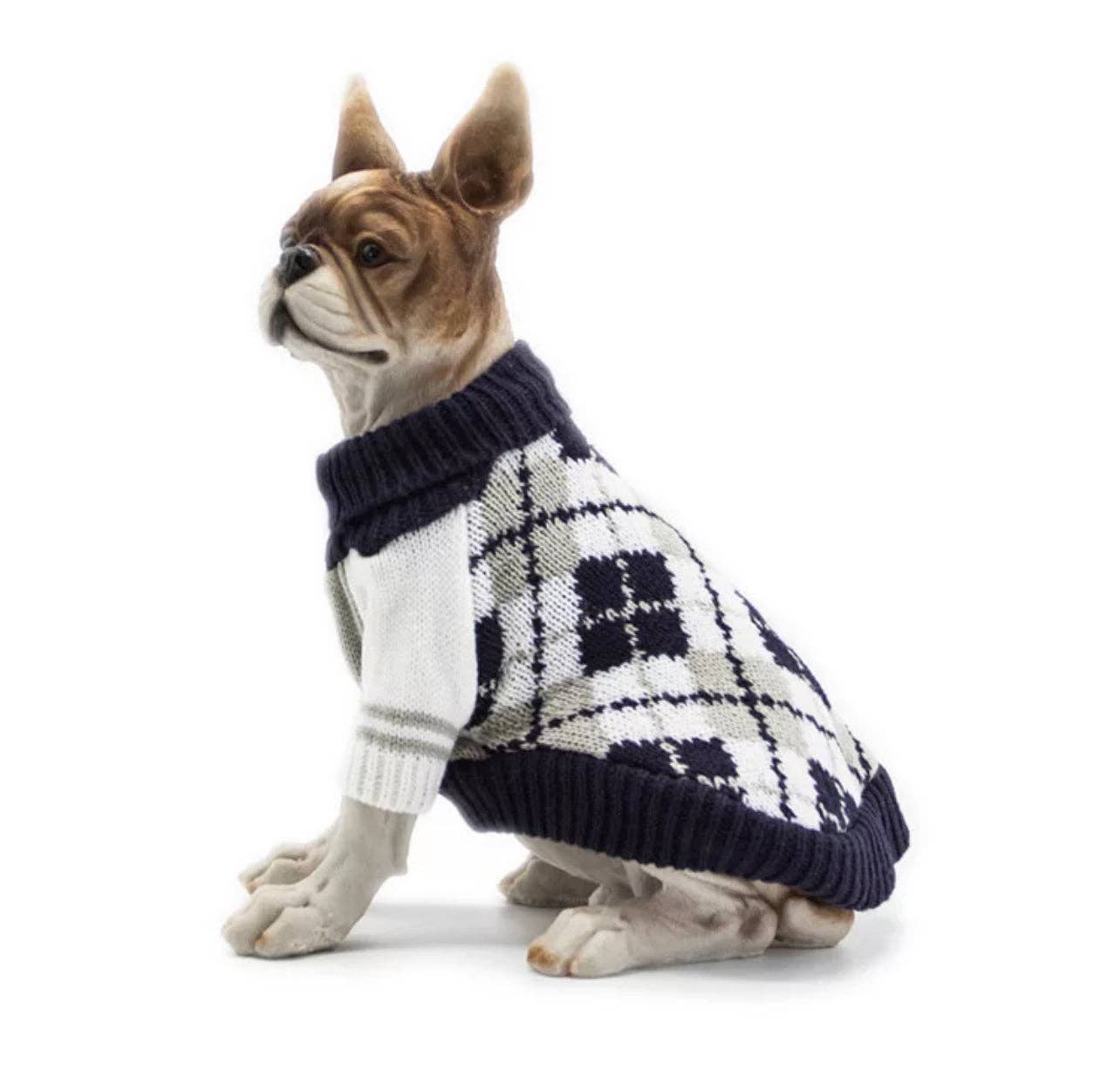 Daniel’s Pet Emporium - Wholesale Pet jumper – Dog - Navy Cardi Knitted Sweater | Daniel's Pet Emporium0