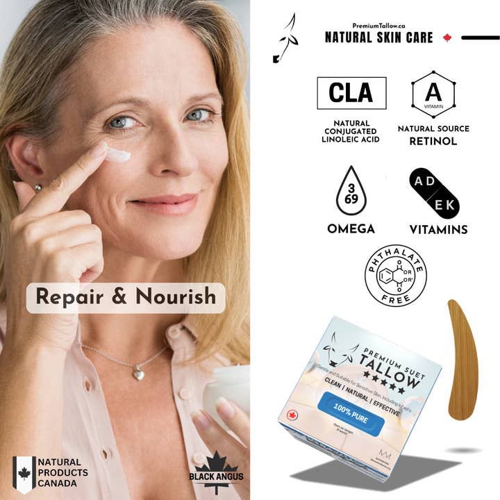 100 % PUR Suif de Bœuf Angus Noir (Nourri à l'Herbe) pour la vente par Premium Tallow