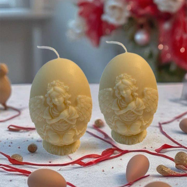 Vela de Pascua con forma de huevo y aroma de cera de soja para venta al por mayor de Karly’s Candles