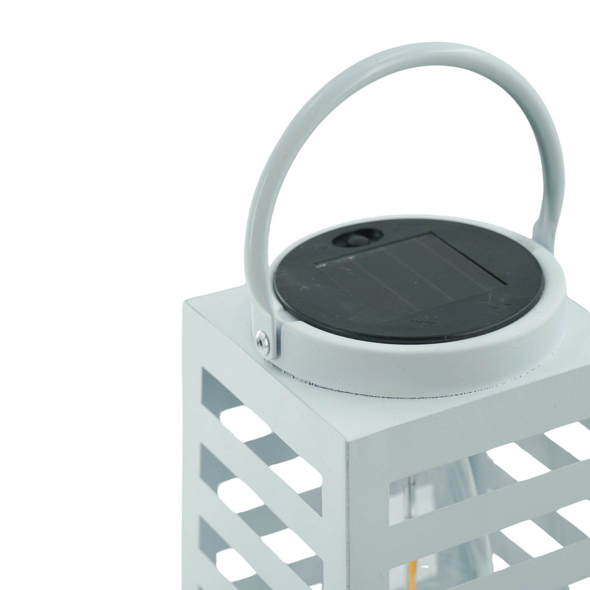 Housevitamin bv - Wholesale Lantern - Lamp- Lantern  - Solar - Metal - White - 14x32,5cm6