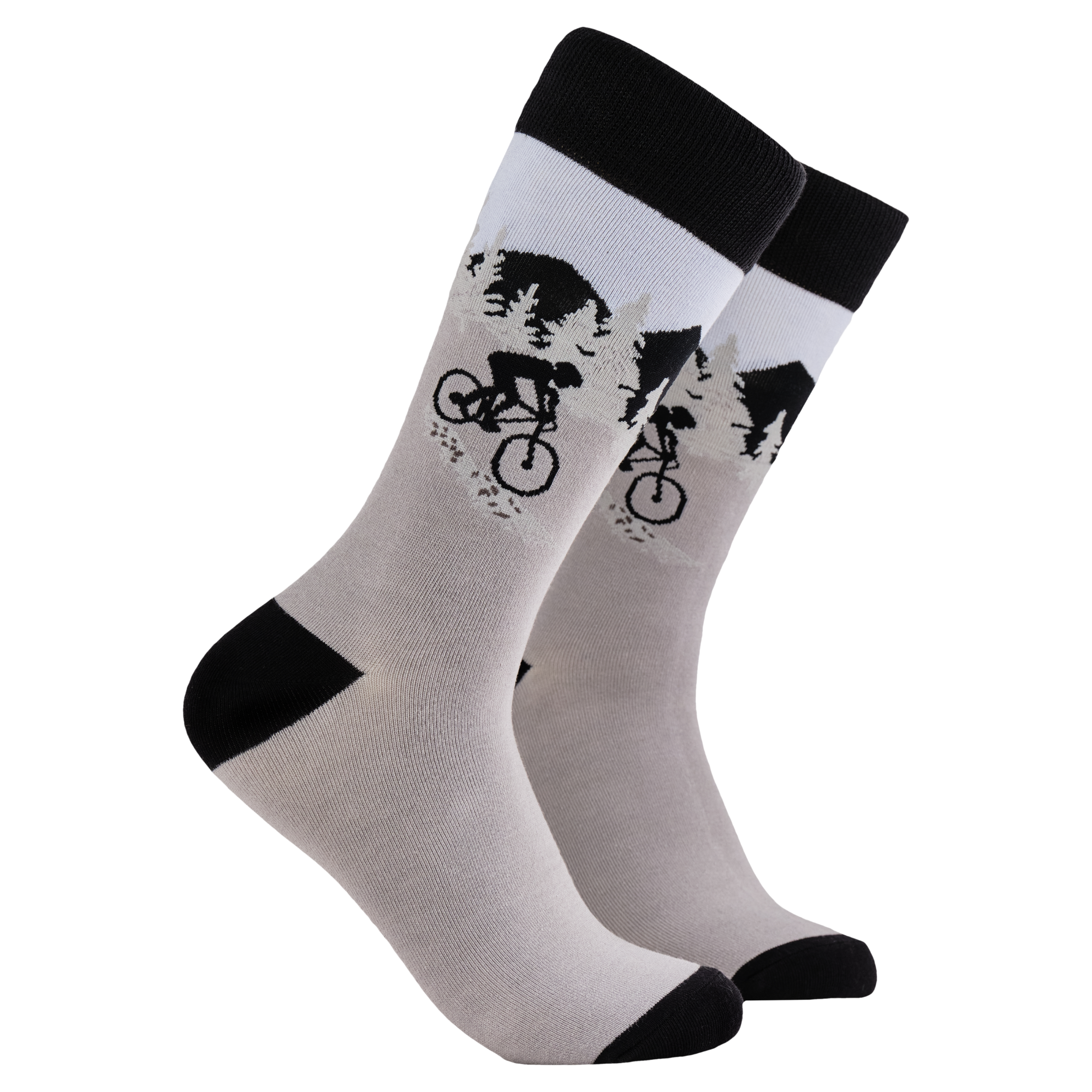 GREY Mountain Bike Socks - Vicious Cycle for wholesale on Faire0
